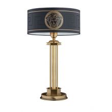 Decor lampa stołowa 1x60W E27 230V patyna